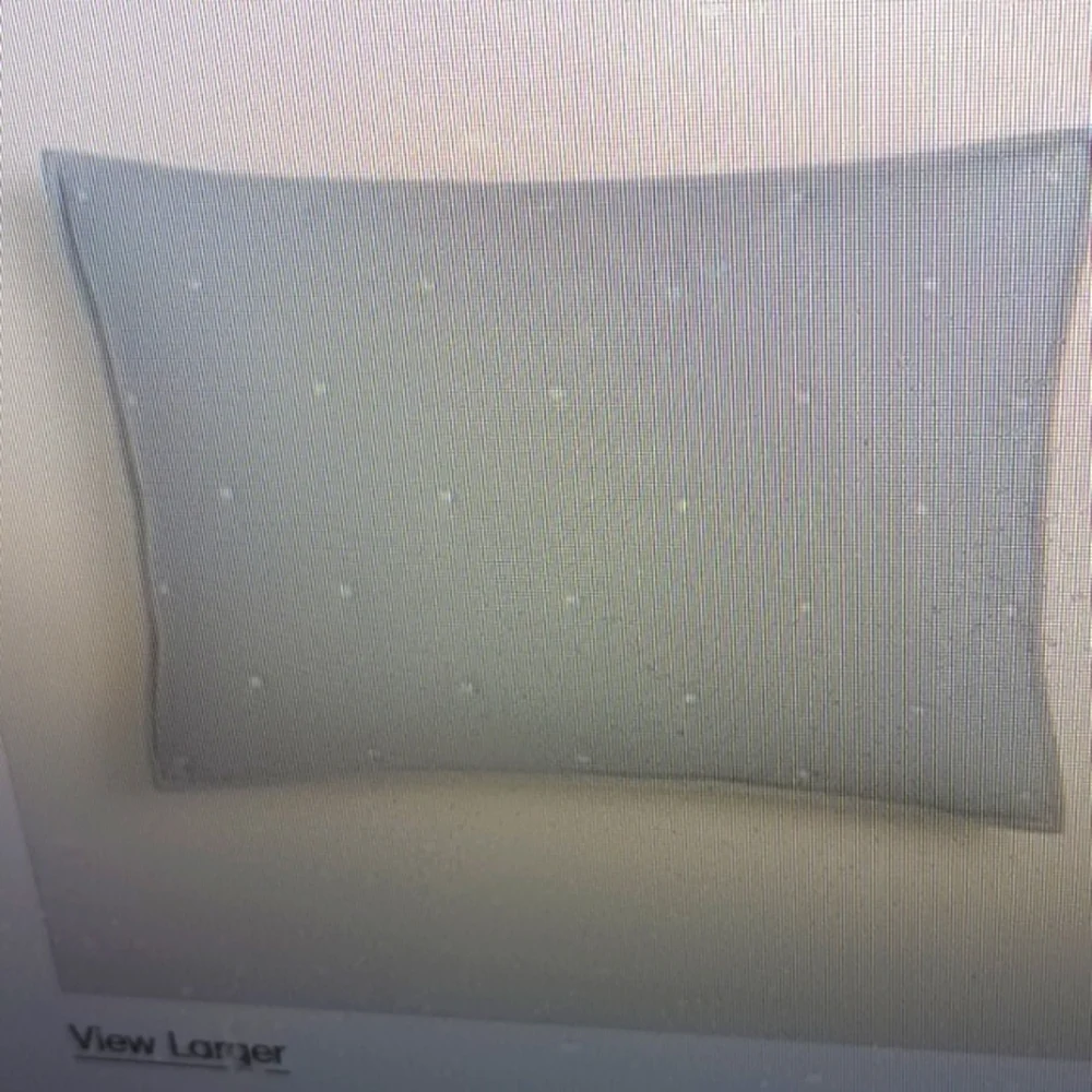 New West Elm organic washed cotton sham retail $45